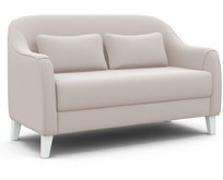 ЭЛЕГИЯ Комфорт4 Диван CATANIA IVORY Снег (Лак) Категория 3 (1 кор.)