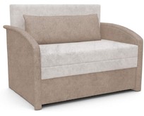 ЭЛЕГИЯ Малыш ДМ 001.02 ДиванКровать 1000 PLUSH LATTE PLUSH CREAM Категория 4 (1 кор.)