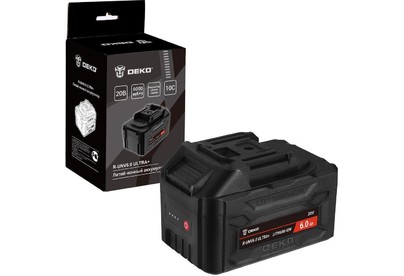 DEKO RUNV6.0 ULTRA+, Liion, 20В, 6.0А*ч, с повышенной токоотдачей 0831019