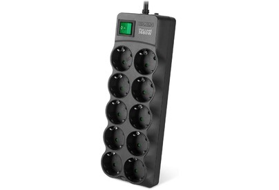 SVEN SF10E16 5,0 м (10 розеток) черный