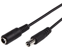 REXANT (140360) Удлинитель кабеля питания DC гнездоштекер (2,1х5,5мм) 3м