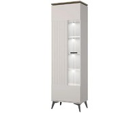 АНРЭКС VINATI Шкаф с витриной 1V Цвет ПЕРСИДСКИЙ ЖЕМЧУГ/АМАРОК (3 уп.)