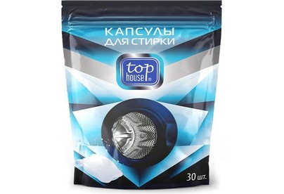 TOP HOUSE Капсулы для стирки, 30 шт (180384)