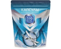 TOP HOUSE Капсулы для посудомоечных машин, 15 шт (180667)