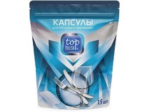 TOP HOUSE Капсулы для посудомоечных машин, 15 шт (180667)