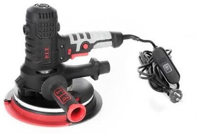 P.I.T. Шлифмашина для стен и потолков электрич. PWG180C (810Вт, 180мм, 9002100 об/мин, 2 рукоятки)