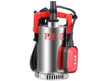 P.I.T. Насос дренажный электрич. PSW600C (750Вт, чистая вода, напор 9,5м, 158л/мин, нерж. сталь)