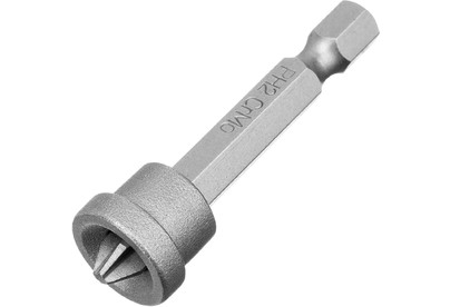 СИБРТЕХ Бита PH2x50 мм с ограничителем для ГКЛ, 2 шт., CrMo//