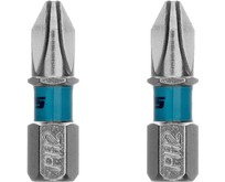 GROSS Бита PH2х25мм, сталь S2, шестигр., 2 шт.//