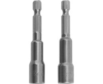 MATRIX Биты с торцевыми головками 8x65 мм, 2 шт.//