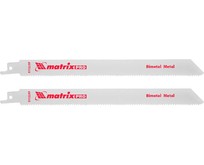 MATRIX Полотна по металлу для сабельной пилы S1122EF 200 / 1,4 мм, Bimetal, 2 шт., PRO//