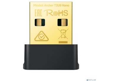 TPLINK Archer T2UB Nano AC600 Ультракомпактный двухдиапазонный WiFi USBадаптер Bluetooth 4.2