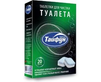 ТАЙФУН 181114 Таблетки для чистки туалета, 20 шт