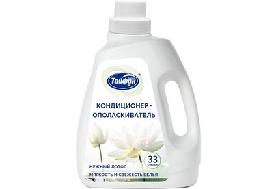 ТАЙФУН 181633 Кондиционер для белья, 1 л (Нежный лотос)