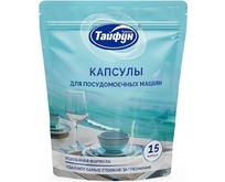 ТАЙФУН 182098 Капсулы для посудомоечных машин, 15 шт