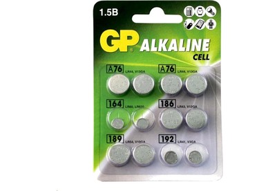 GP (03153) ACM01CR12  набор (LR41/LR43/LR44/LR54/LR60)