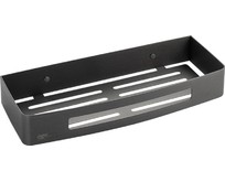 GFMARK 78362 Полочка 22 см одинарная прямоугольная, литая, ГРАФИТ, из нержавеющей стали марки SUS 304