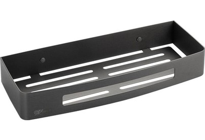 GFMARK 78362 Полочка 22 см одинарная прямоугольная, литая, ГРАФИТ, из нержавеющей стали марки SUS 304