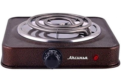 АКСИНЬЯ КС005 электрическая коричневый однокомфорочная