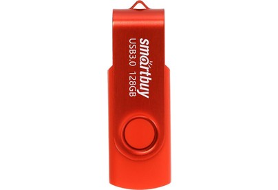 SMARTBUY (SB128GB3TWR) UFD 3.0/3.1 128GB Twist Red красный