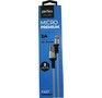 PERFEO (U4809) USB A вилка  Micro USB вилка, 2A, серый, 2 м, Micro Premium