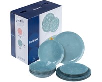 LUMINARC Столовый набор MELITINA BLUE 18 предметов V9722