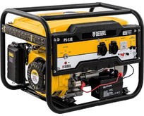 DENZEL PS33E Генератор бензиновый, 3.3 кВт, 230В, 15 л, электростартер 94537