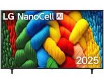 LG 65NANO80A6B.ARUG SMART TV 4K Ultra HD безрамочный