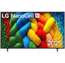 LG 65NANO80A6B.ARUG SMART TV 4K Ultra HD безрамочный