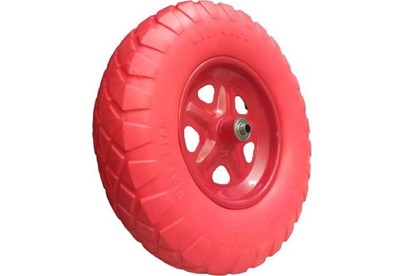 LWI Колесо PU 4.80/4.00х80 бескамерное D16(втулка12), арт. LWI3912ПУ