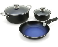 POMIDORO POMI D'ORO P640557 Comodo set Набор посуды для приготовления со съемной ручкой