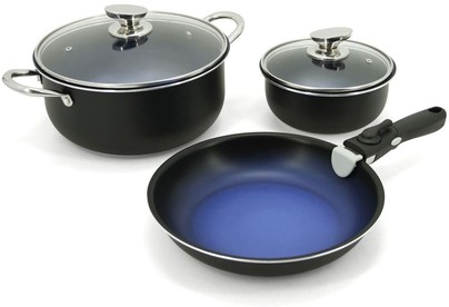 POMIDORO POMI D'ORO P640557 Comodo set Набор посуды для приготовления со съемной ручкой