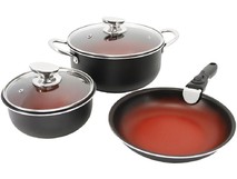 POMIDORO POMI D'ORO P640556 Comodo set Набор посуды для приготовления со съемной ручкой