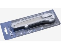 OASIS Pro с сегментированным лезвием 25х125х0,7 мм, обрезиненный алюминиевый корпус 1030601011 цвет серый