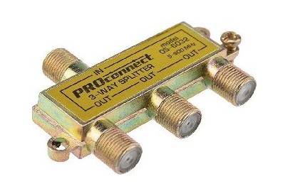 PROCONNECT (056032) ДЕЛИТЕЛЬ ТВ Х 3 ПОД F РАЗЪЁМ 5900 МГЦ