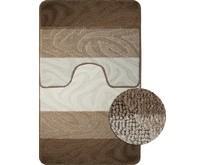 САНАКС 00239 Коврик в ванную SILVER 19 двойной КРЕМОВЫЙ 60х100+50х60см