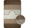 САНАКС 00239 Коврик в ванную SILVER 19 двойной КРЕМОВЫЙ 60х100+50х60см