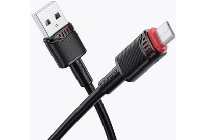 BOROFONE (6941991120725) BX110m USB 2.4A для micro USB  1 м , черный