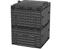 PITECO Компостер крышкой 300л чёрный K1130