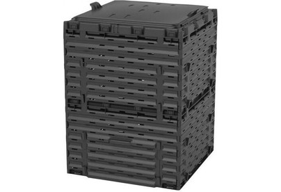 PITECO Компостер крышкой 300л чёрный K1130