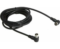 REXANT (180014) TV PLUGTV JACK 3м угловой, черный