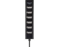 REXANT (184107) РАЗВЕТВИТЕЛЬ USB НА 7 ПОРТОВ, ЧЕРНЫЙ