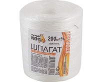 РЫЖИЙ КОТ Шпагат полипропиленовый (бобина) в т/у 1200тэкс, длина 200м (082278)