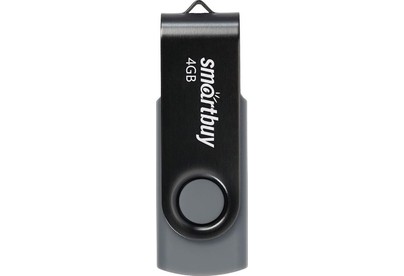 SMARTBUY (SB004GB2TWK) UFD 2.0 004GB Twist Black