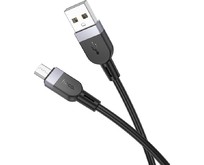HOCO (6942007636223) X109m 2.4A USBmicroUSB 1 m черный