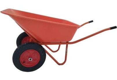 LWI Тачка строительная 2х колесная 150л. 280кг 150х2PROFI