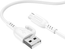 BOROFONE (6974443389913) BX91 USB 2.4A microUSB 1 m белый