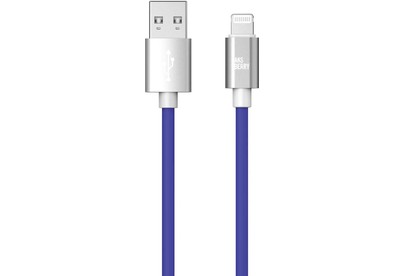 AKSBERRY (6900327670013) X165 Liquid silicone USB A Lightning, синий