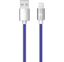AKSBERRY (6900327670013) X165 Liquid silicone USB A Lightning, синий
