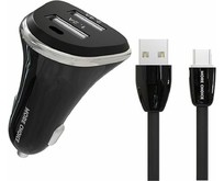 MORE CHOICE (4627151191379) AC22m 2USB 2.4A для micro USB Black